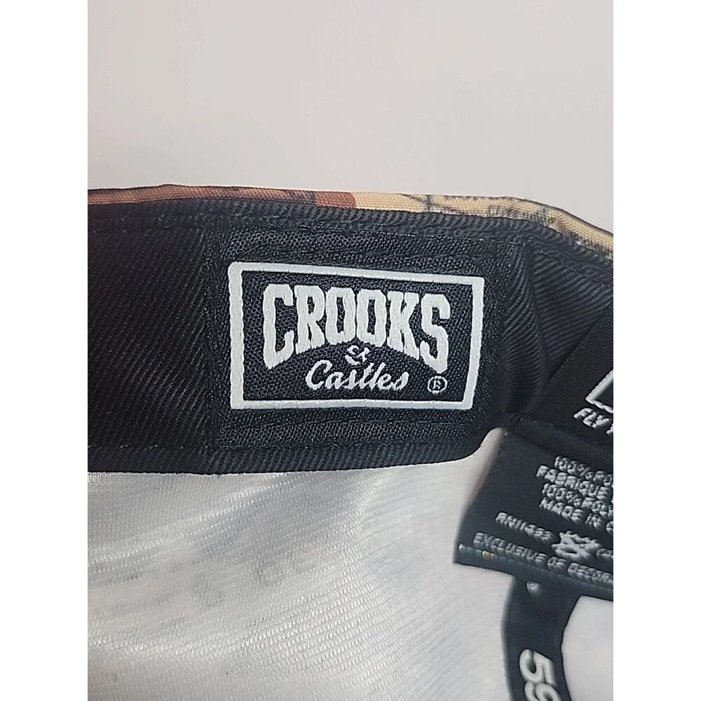 Crooks & Castles 59Fifty New Era Hat Fitted Cap Camouflage USA Brown Tans New
